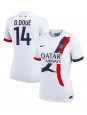 Billige Paris Saint-Germain Desire Doue #14 Bortedrakt Dame 2024-25 Kortermet